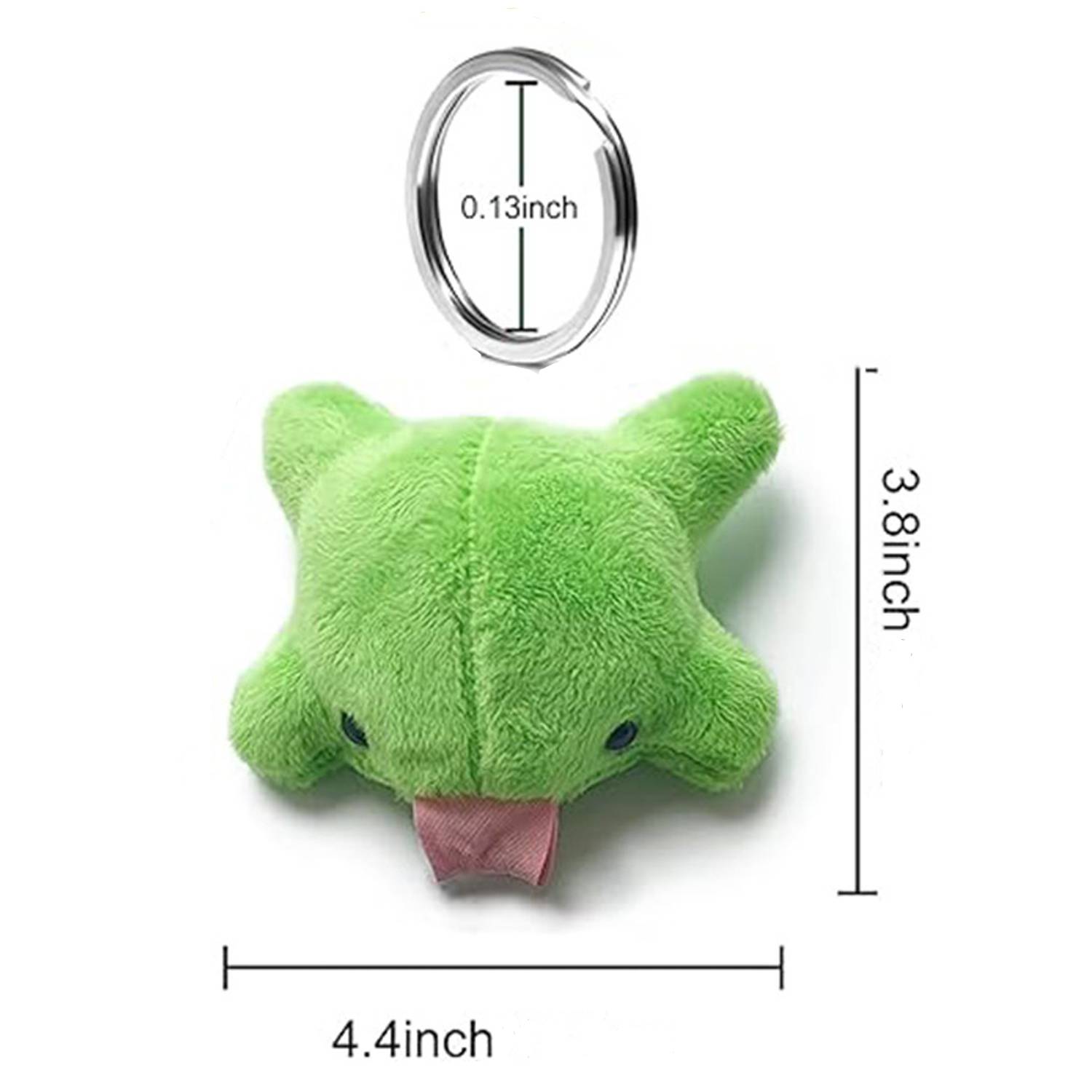 Cute Cartoon Frog Plush Toy Keychain Bag Charm Pendant 4