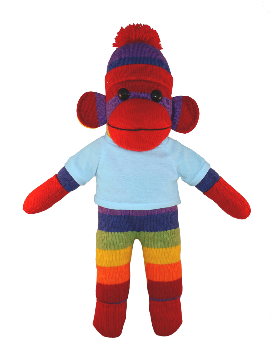 Rainbow Sock Monkey with Tee