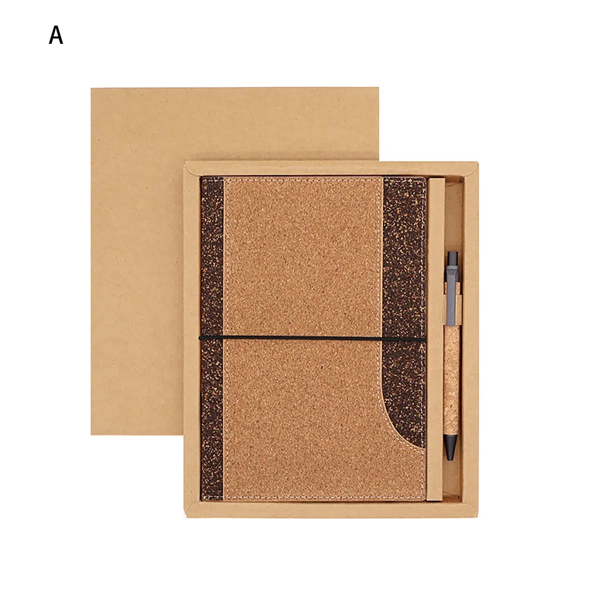 A5 Ruled Coffee Cork NotebookJournal with Gift Box 3