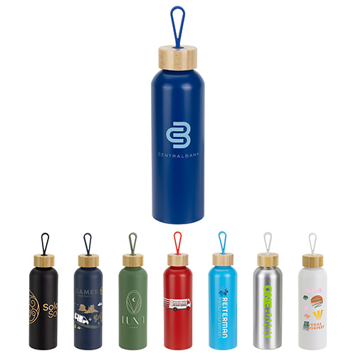 Asbury 24 oz Recycled Aluminum Bottle, custom water bottle with logo imprint 32