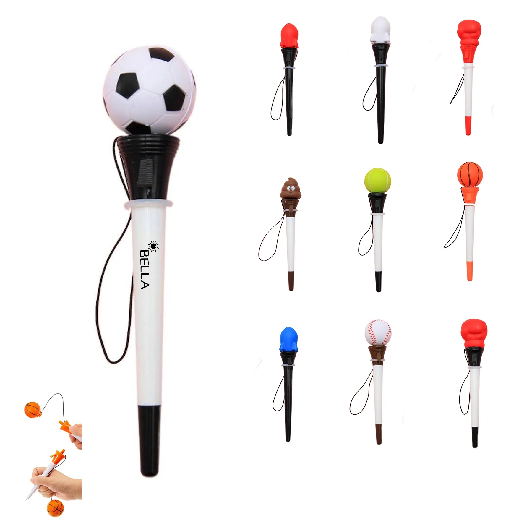 Funny Gel Ink Pen For Kids Cute Basketball 1