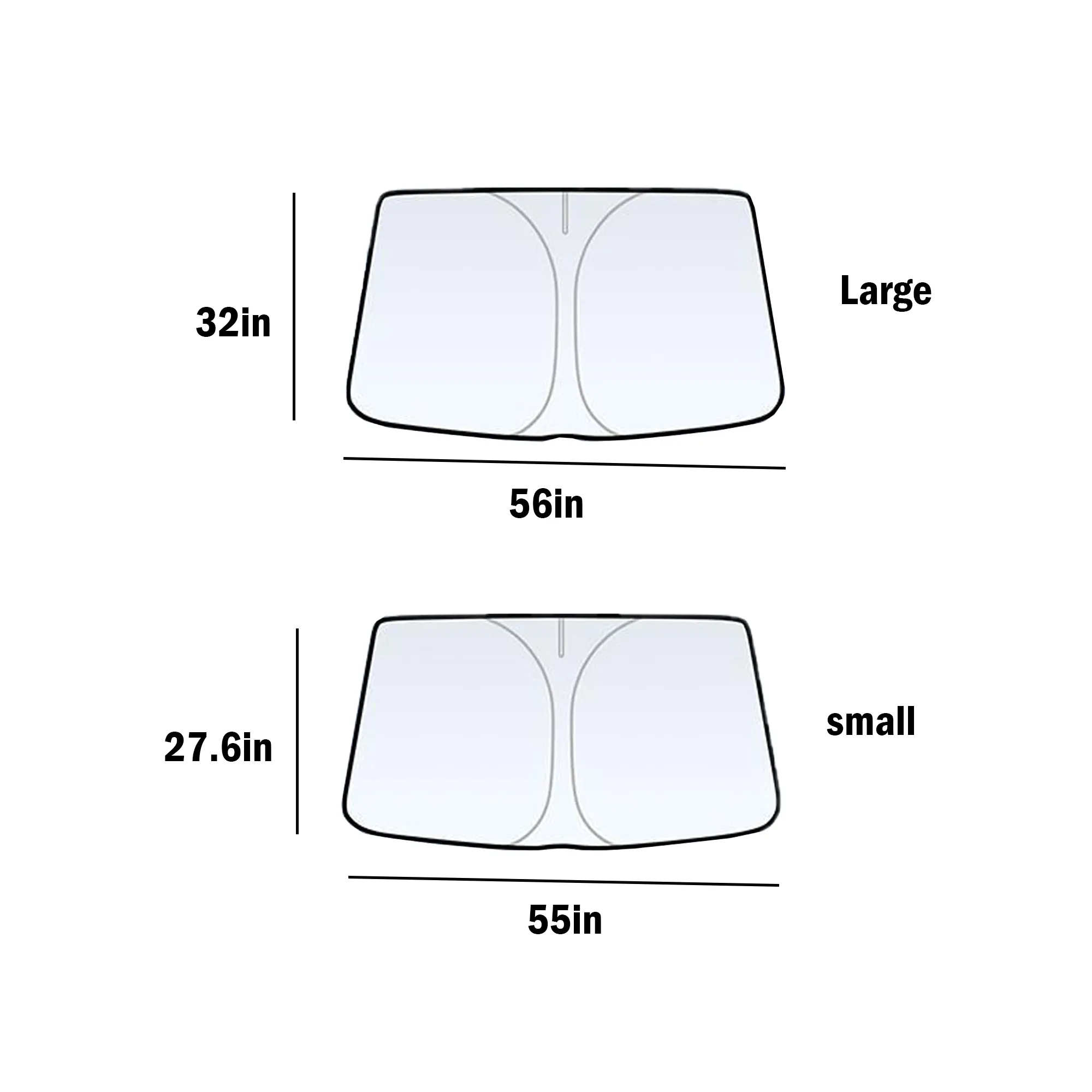 Foldable Full-color Custom Car Sunshade. 4