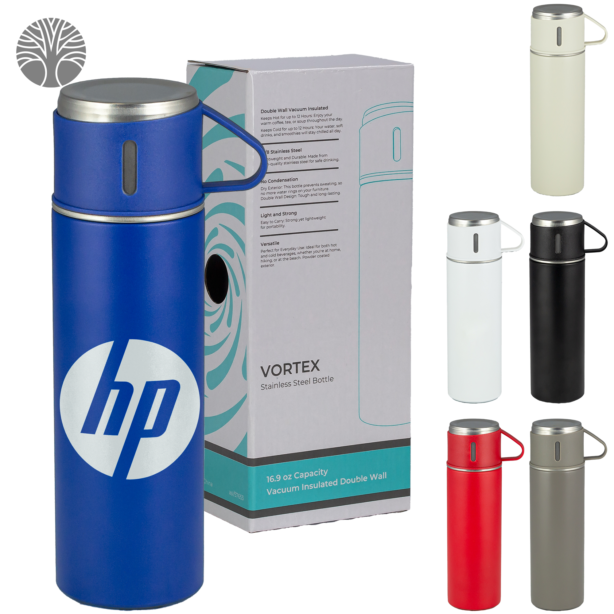 16.9 oz Recycled Double-Wall Stainless Tumbler 10