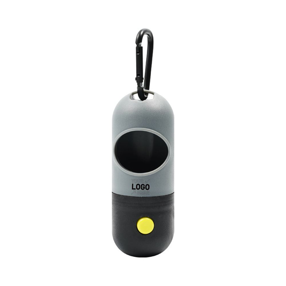 Dog Poop Bags Holder with LED Flashlight 3