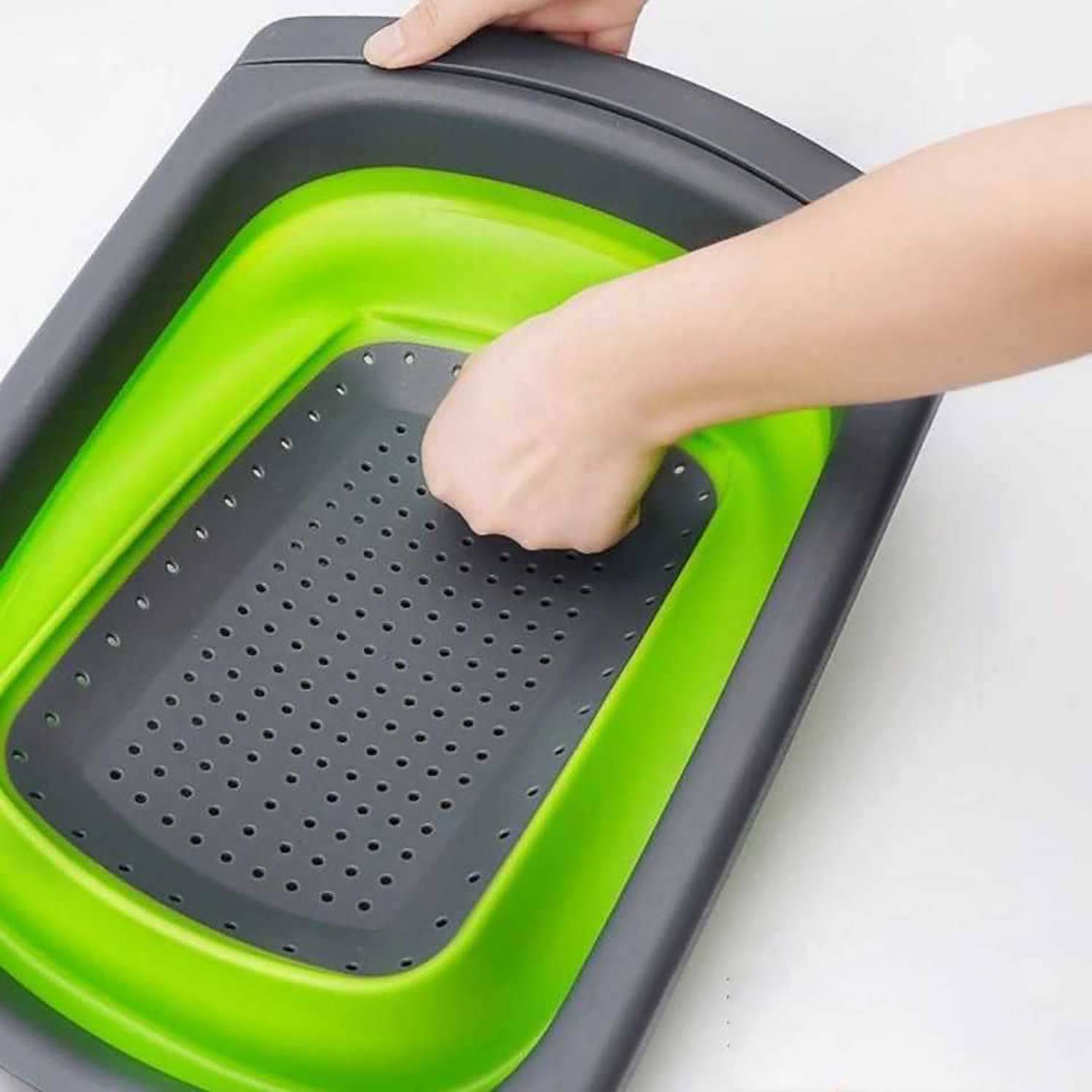 Expandable Foldable Fruit & Vegetable Strainer Basket 7