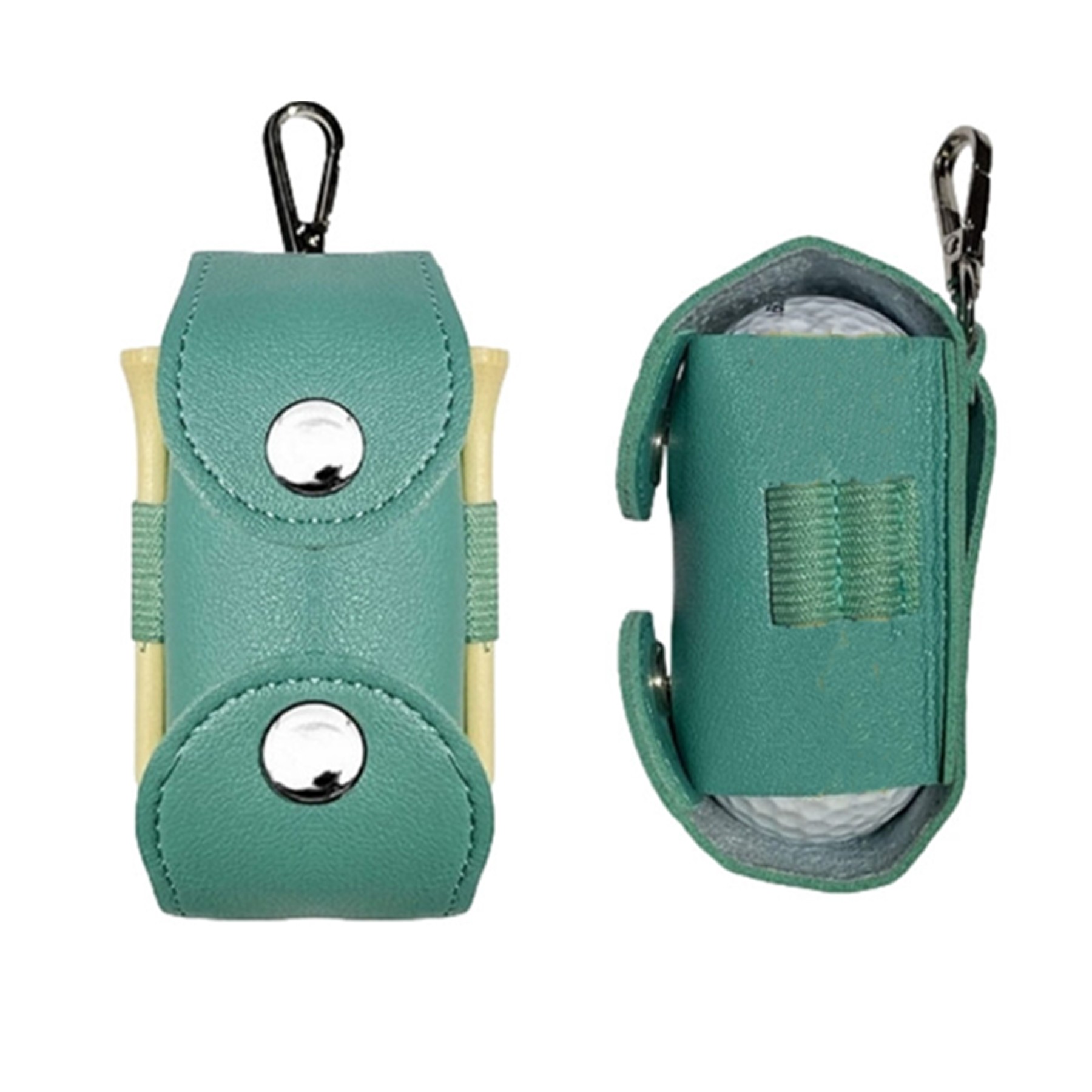 Leather Golf Ball Storage Bag 3