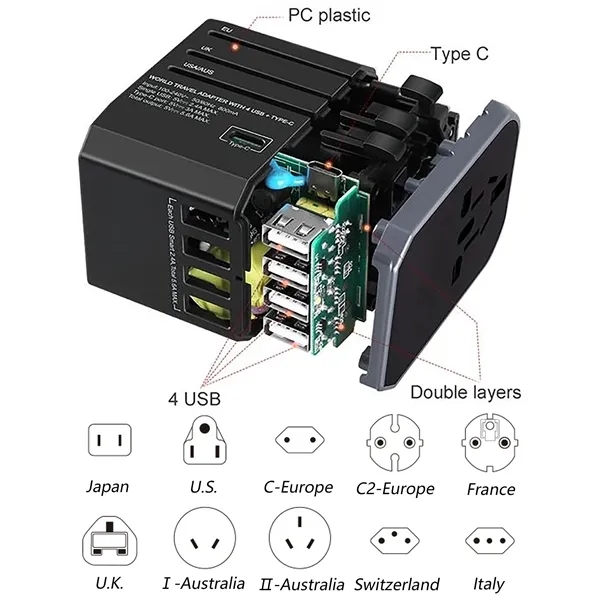 Universal Travel Plug Adapter 4