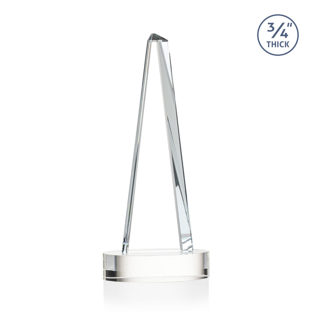 Majestic Tower VividPrint™ Award on Alberton Base - Clear 7