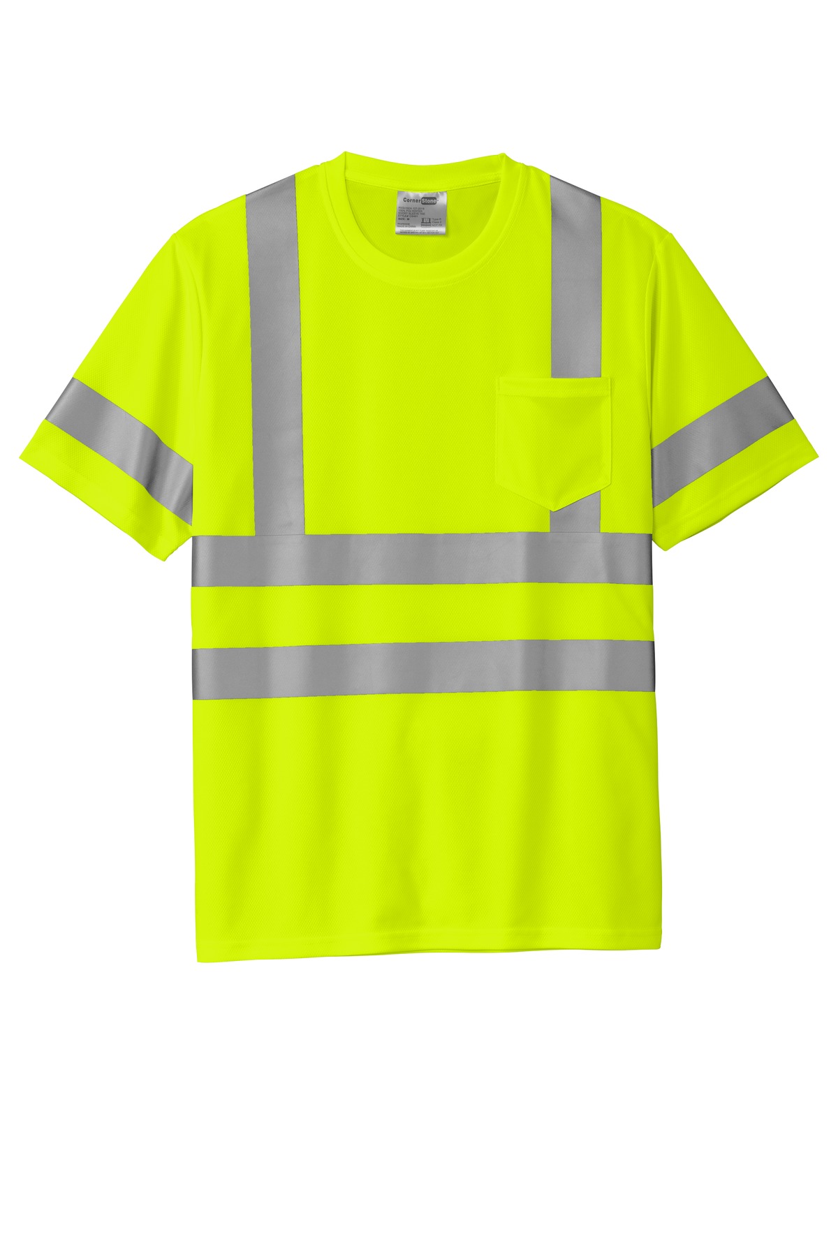 CornerStone ANSI 107 Class 3 Mesh Tee. CS202 12