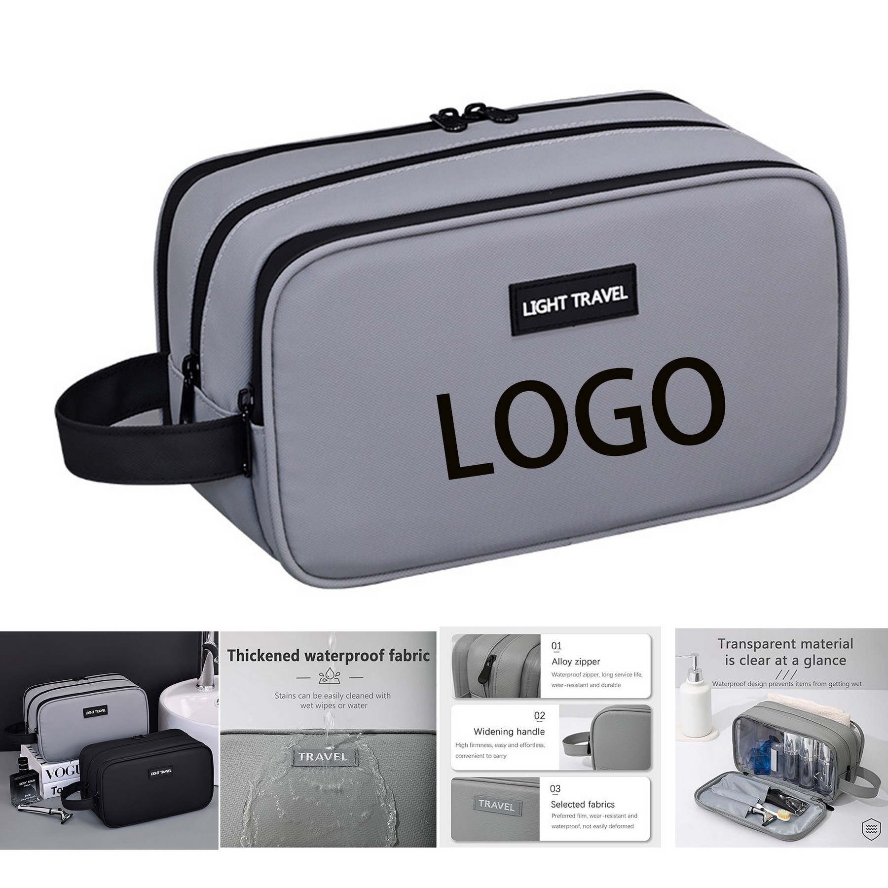 Waterproof Portable Cosmetic Bag