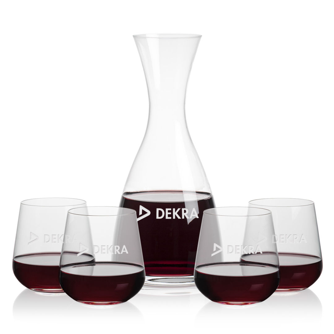 Barham Carafe & Howden Stemless Wine 4