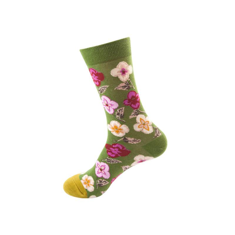 Colorful Patterns Super Soft Fashion Casual Socks 1