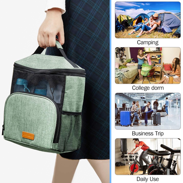 Hanging travel portable toilet bag 6