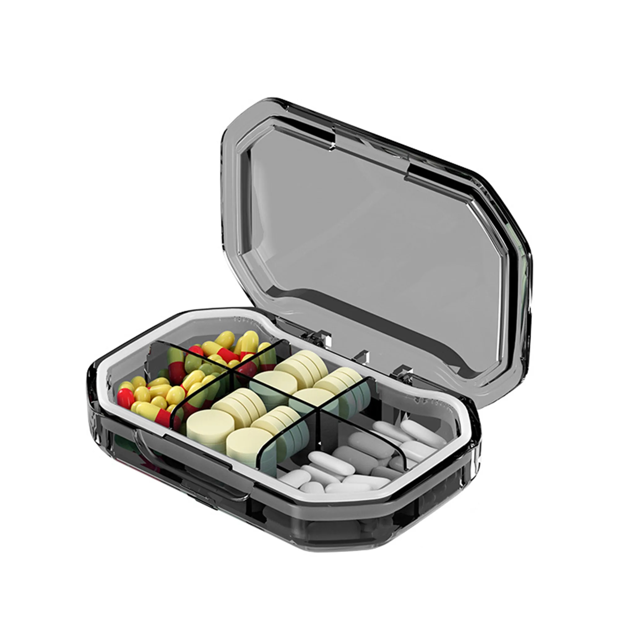 Portable Sealed Creative Pill Box with Silicone Seal 4