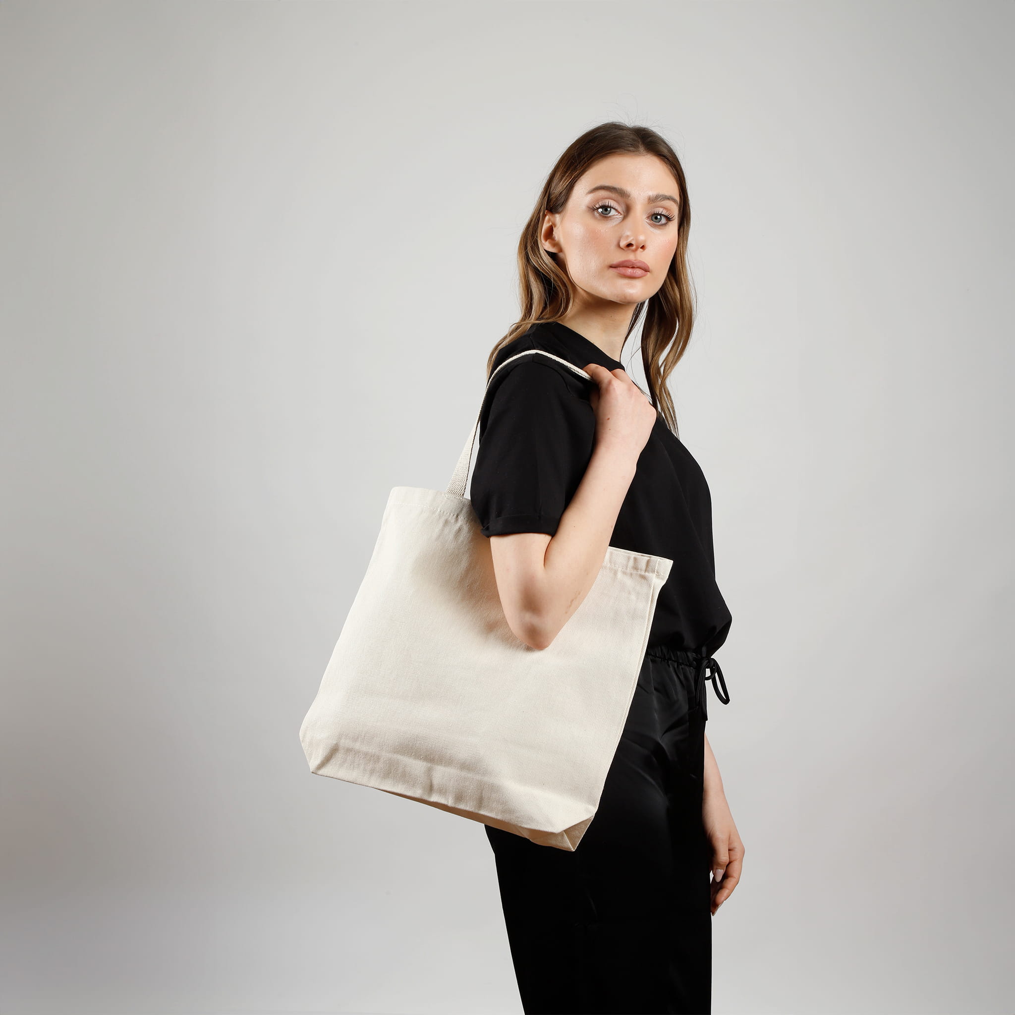 Denim Twill Tote Bag, custom tote bag with logo imprint 14