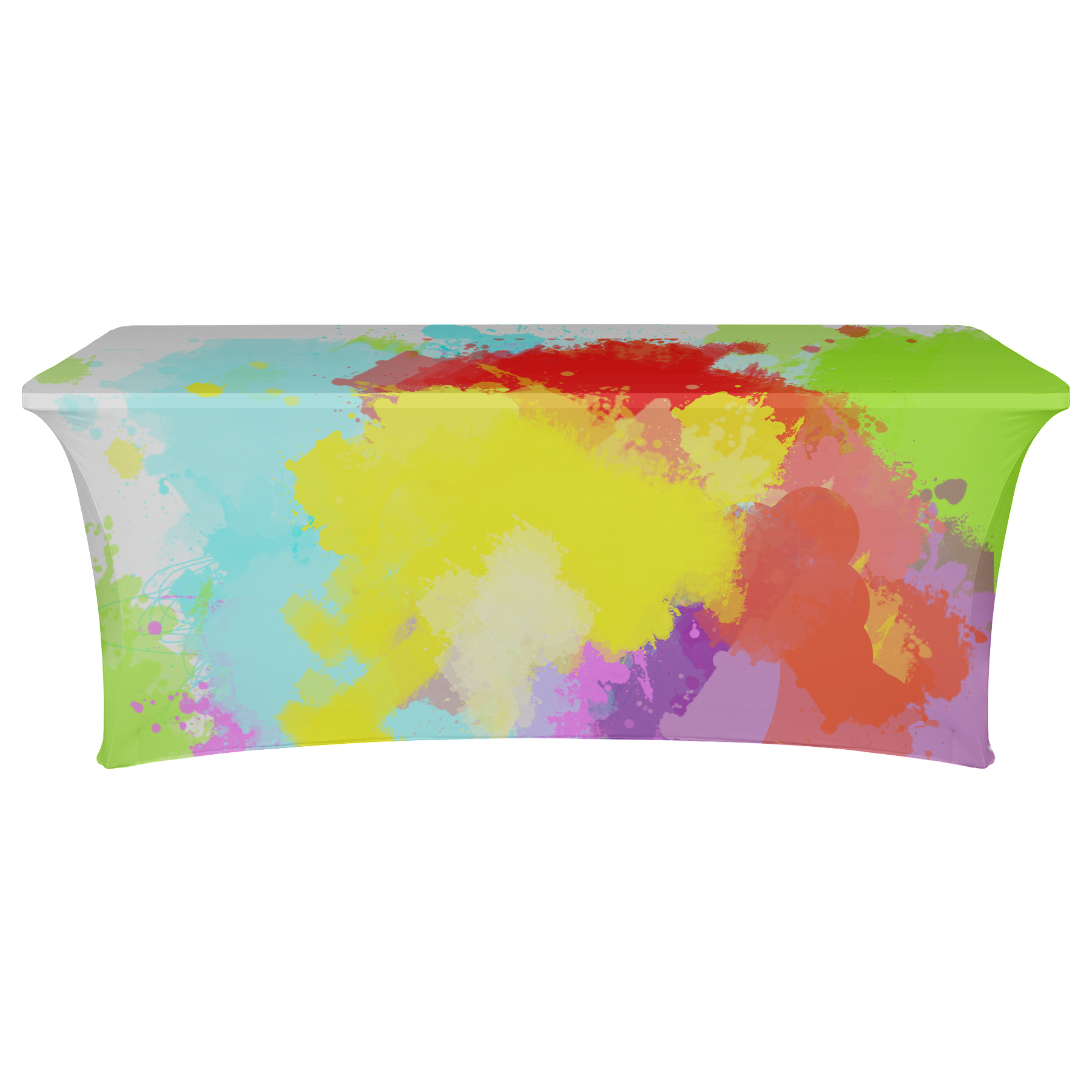 Custom 6ft Full Color Stretch Tablecloth 3