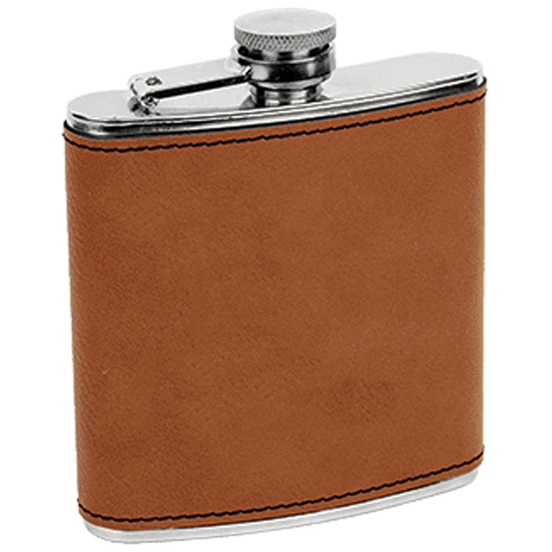 Rawhide Leatherette Stainless Steel Flask 1