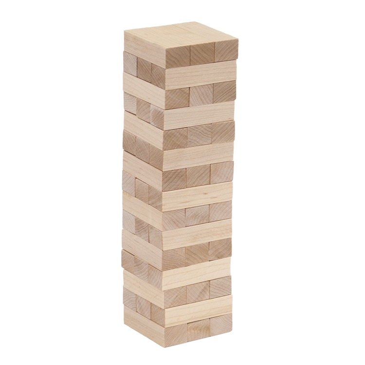 Tabletop Toppling Tower Blocks Game 1 Custom Color Finish