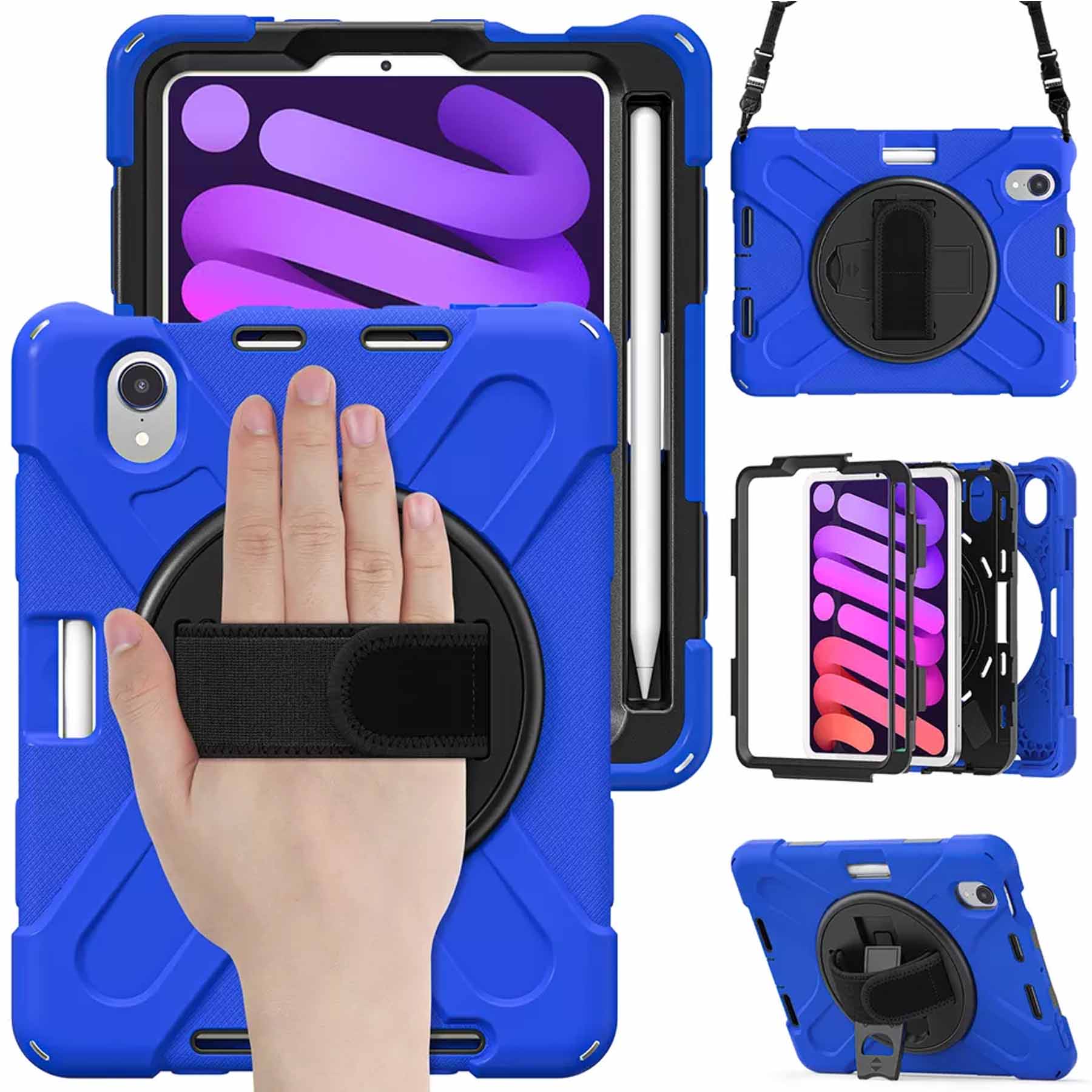iBank ® Shockproof Case for iPad Mini 7 (A17 Pro) 2024 / Mini 6 8.3" 1