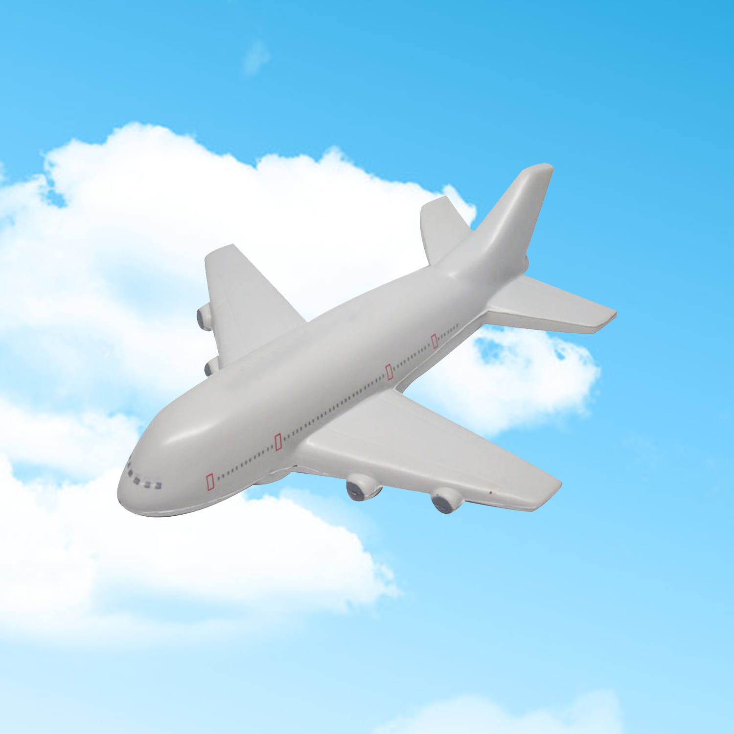 PU Foam Airplane Ball - Polyurethane Stress Relief Toy 2