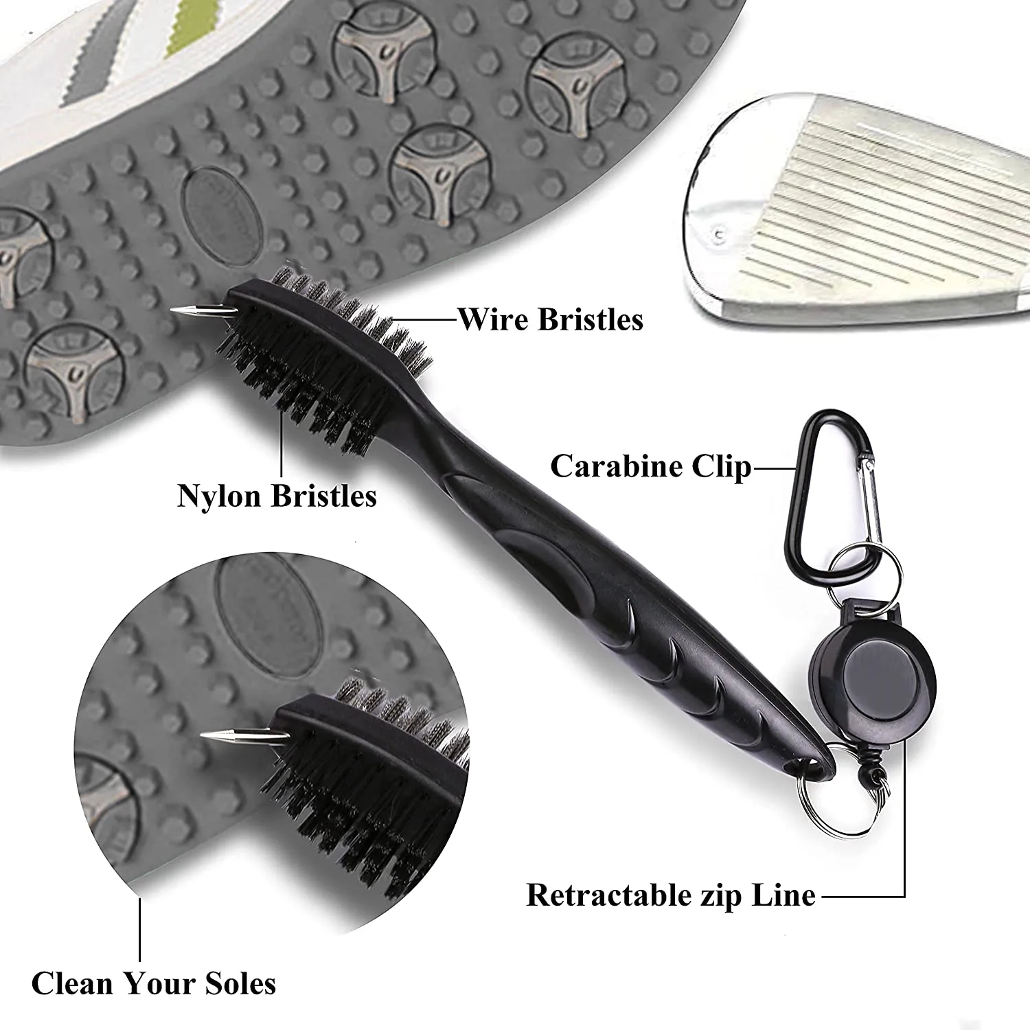 Golf Accessories-Golf Towel/Brush Tool Kit/Golf Divot Tool 8