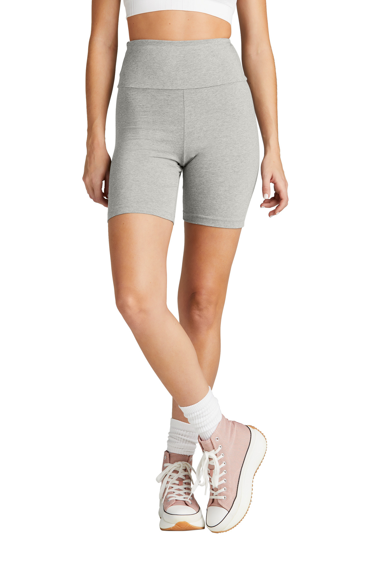 District Women's Flex High-Waist Bike Short DT7509 5