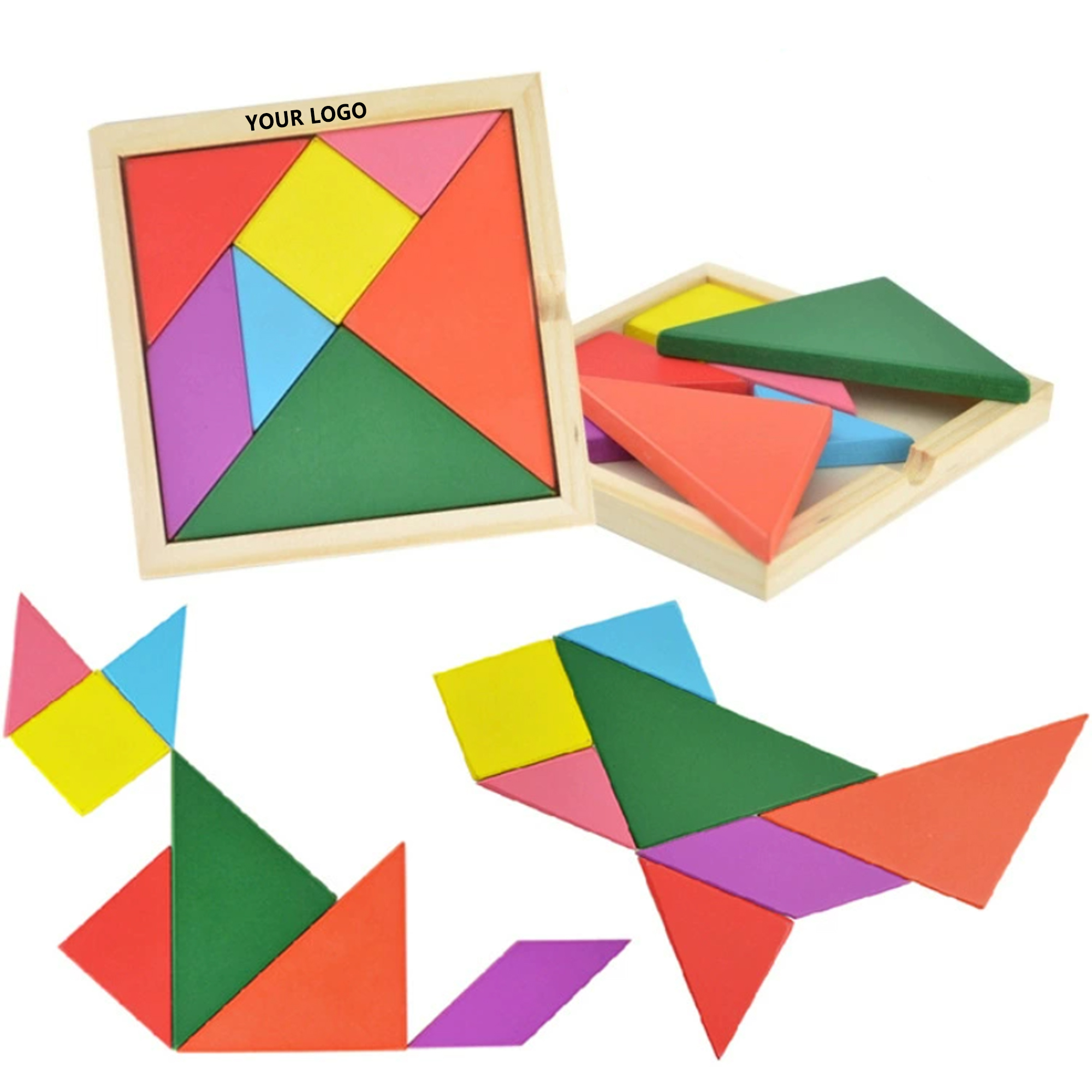 Wooden Tangram Puzzle 2
