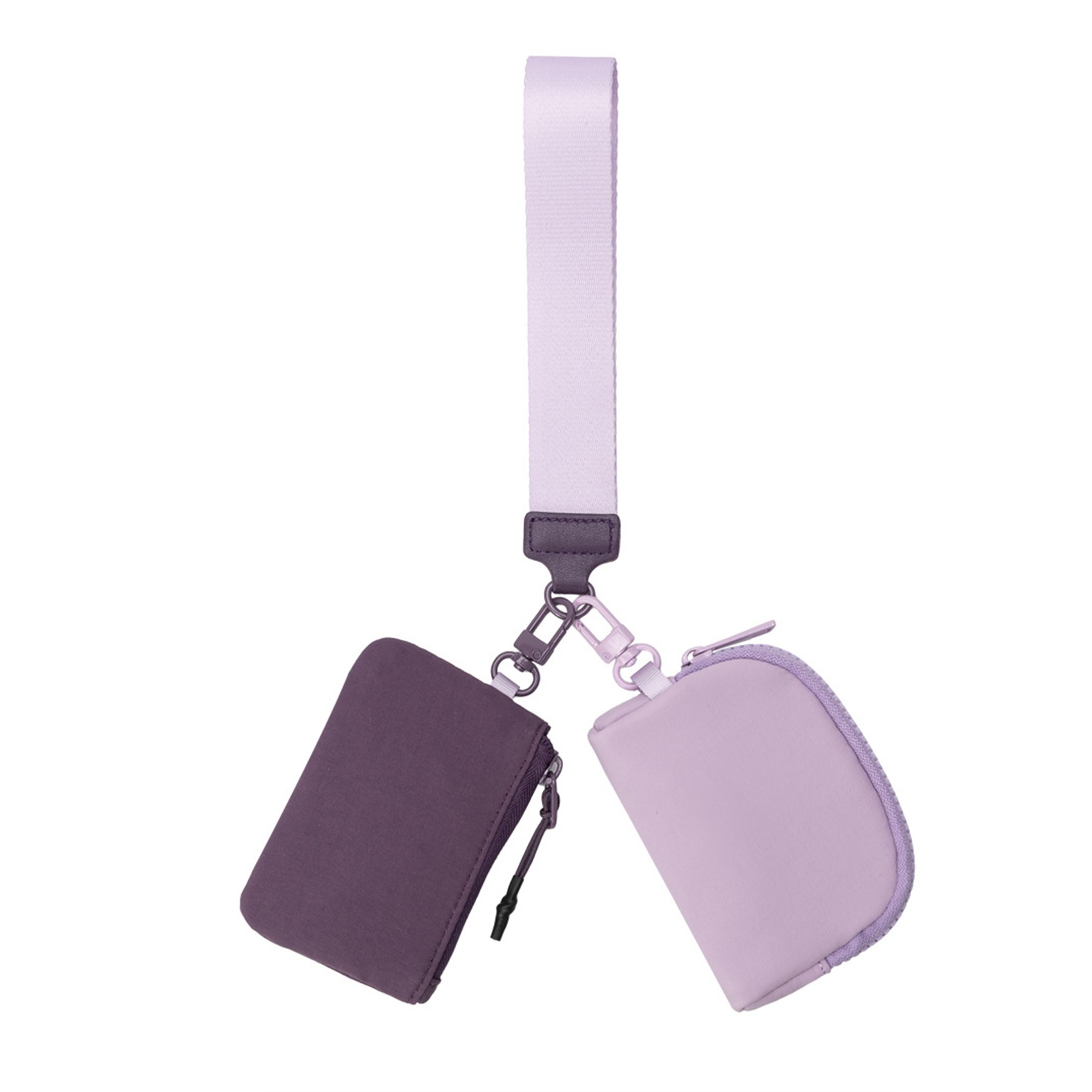 Dual Pouch Wristlet Wallet for Women 12