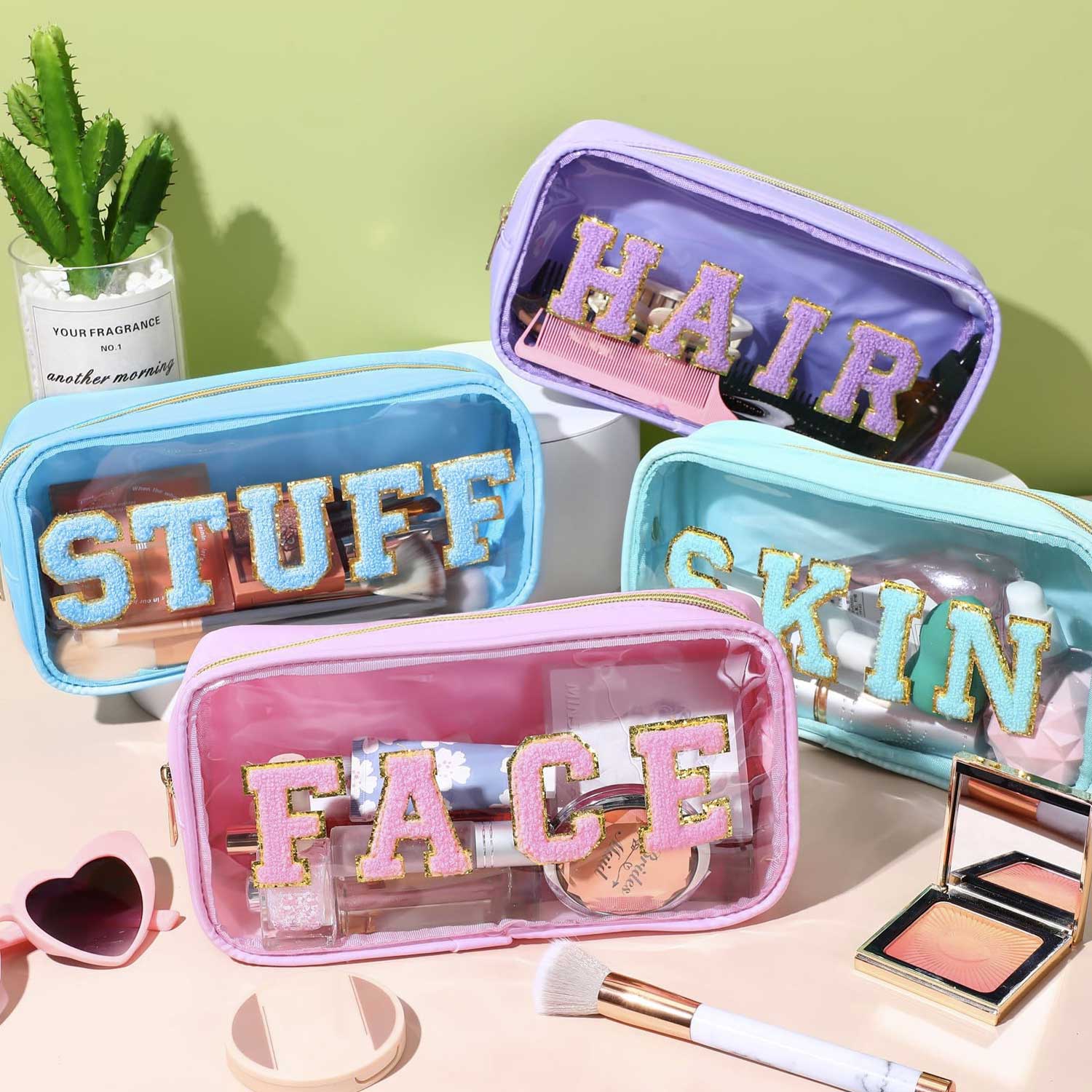 Custom Transparent Cosmetic Case - Leakproof Shower Bag 5