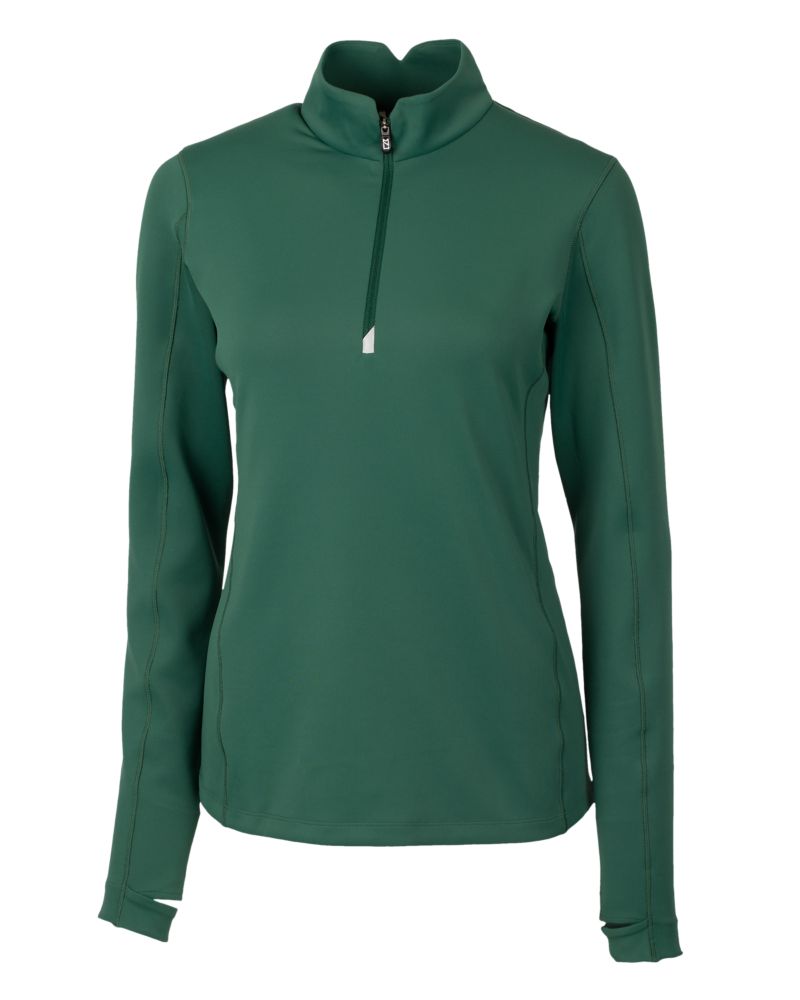 Cutter & Buck Traverse Recycled Smooth Stretch Womens Quarter Zip Pullover 3