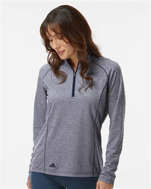 Women's Space Dyed Quarter-Zip Pullover - A594 17