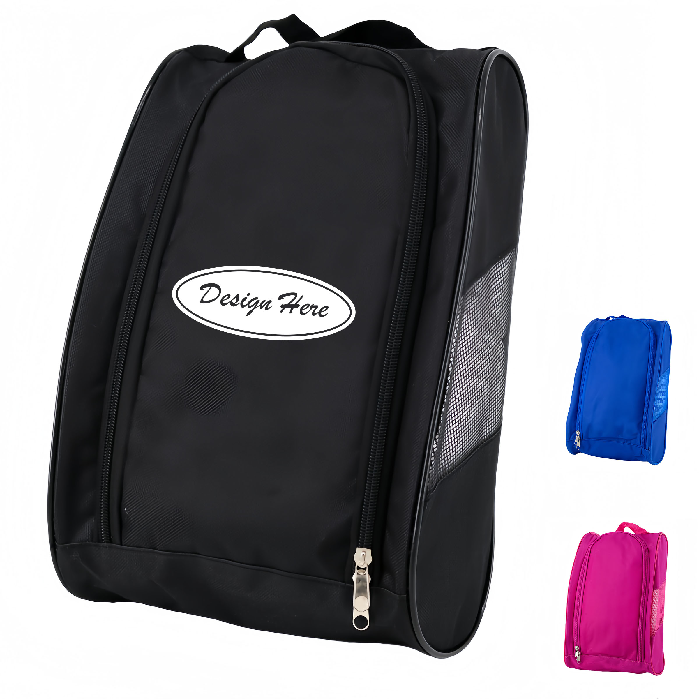 Waterproof Oxford Cloth Shoe Bag with Ventilation and Zipper 3