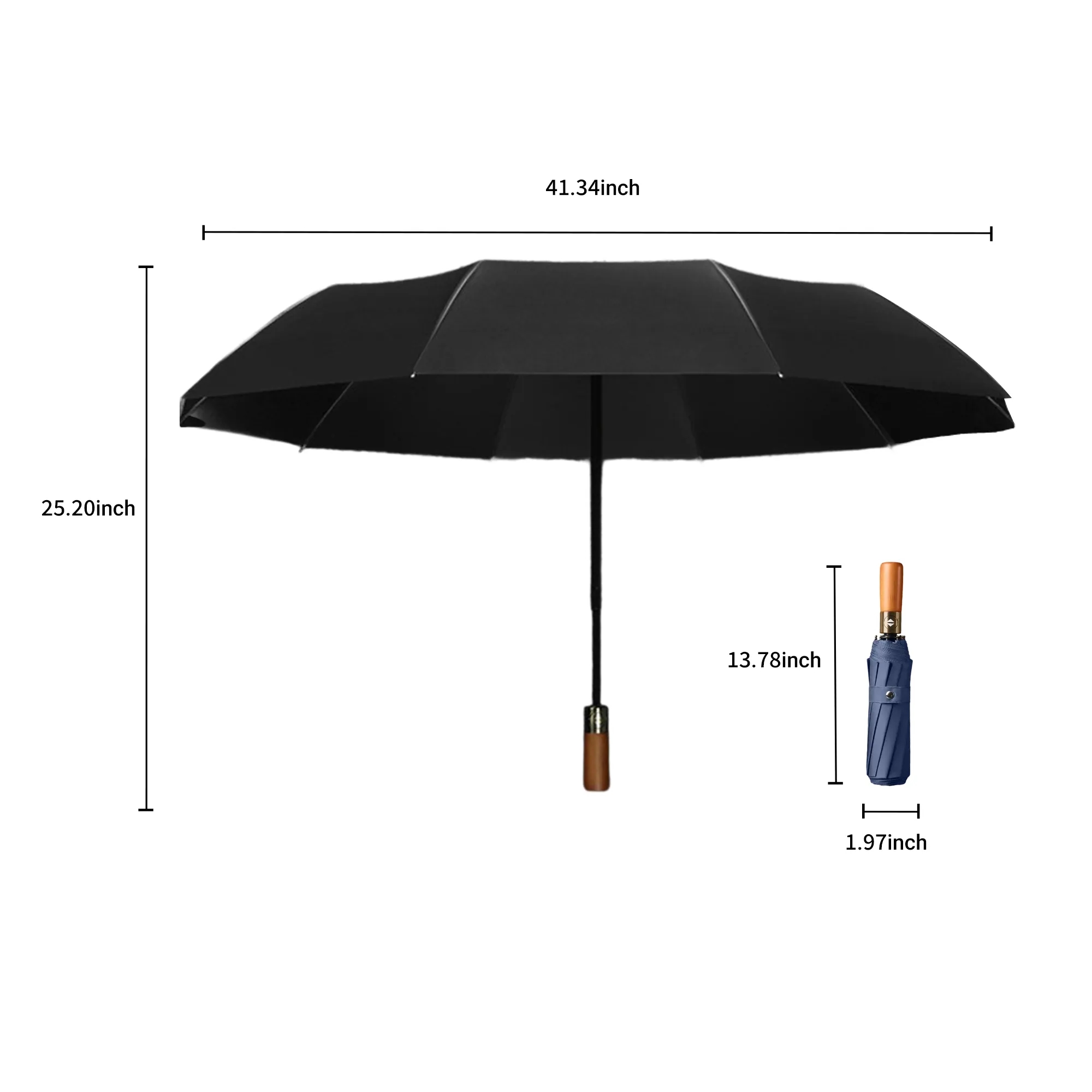 MOQ 50 One-Click UV-Protective Large Umbrella 5