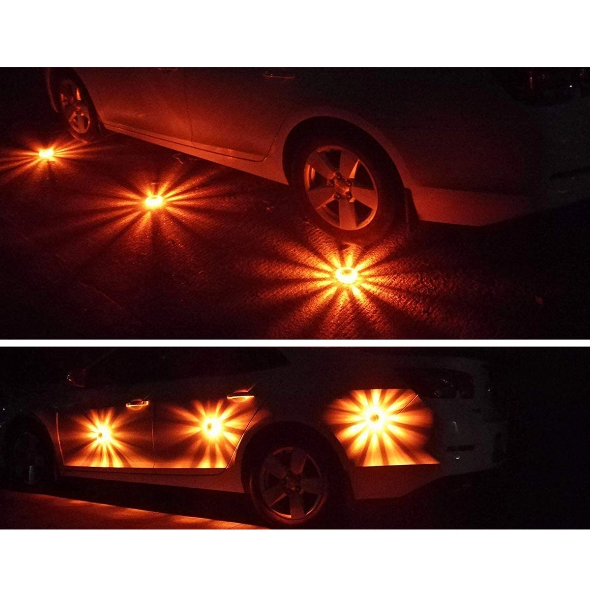 Led Road Emergency Flares With Magnetic 3