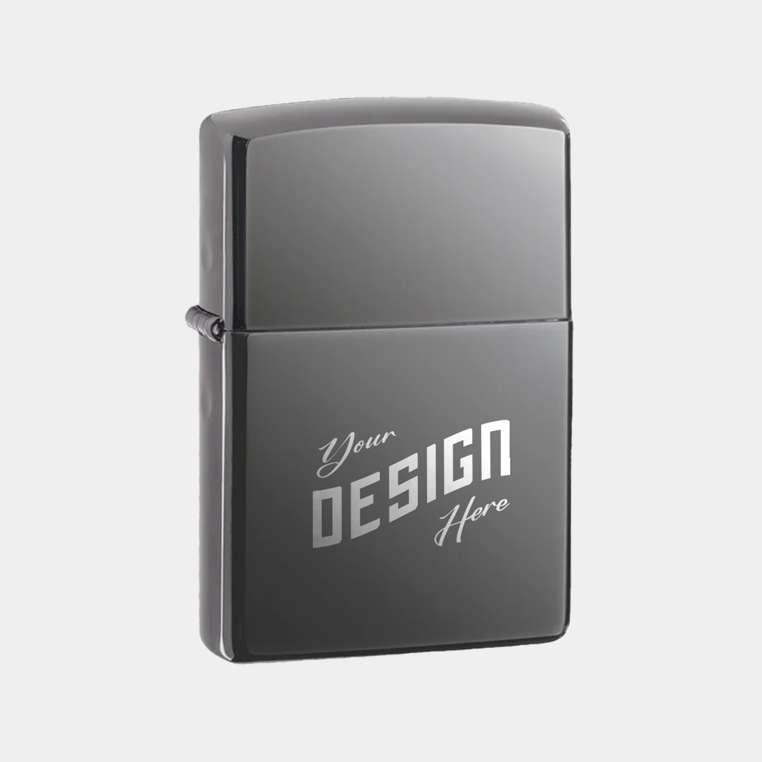 Zippo® USA-Made Classic Windproof Black Ice Lighter 3