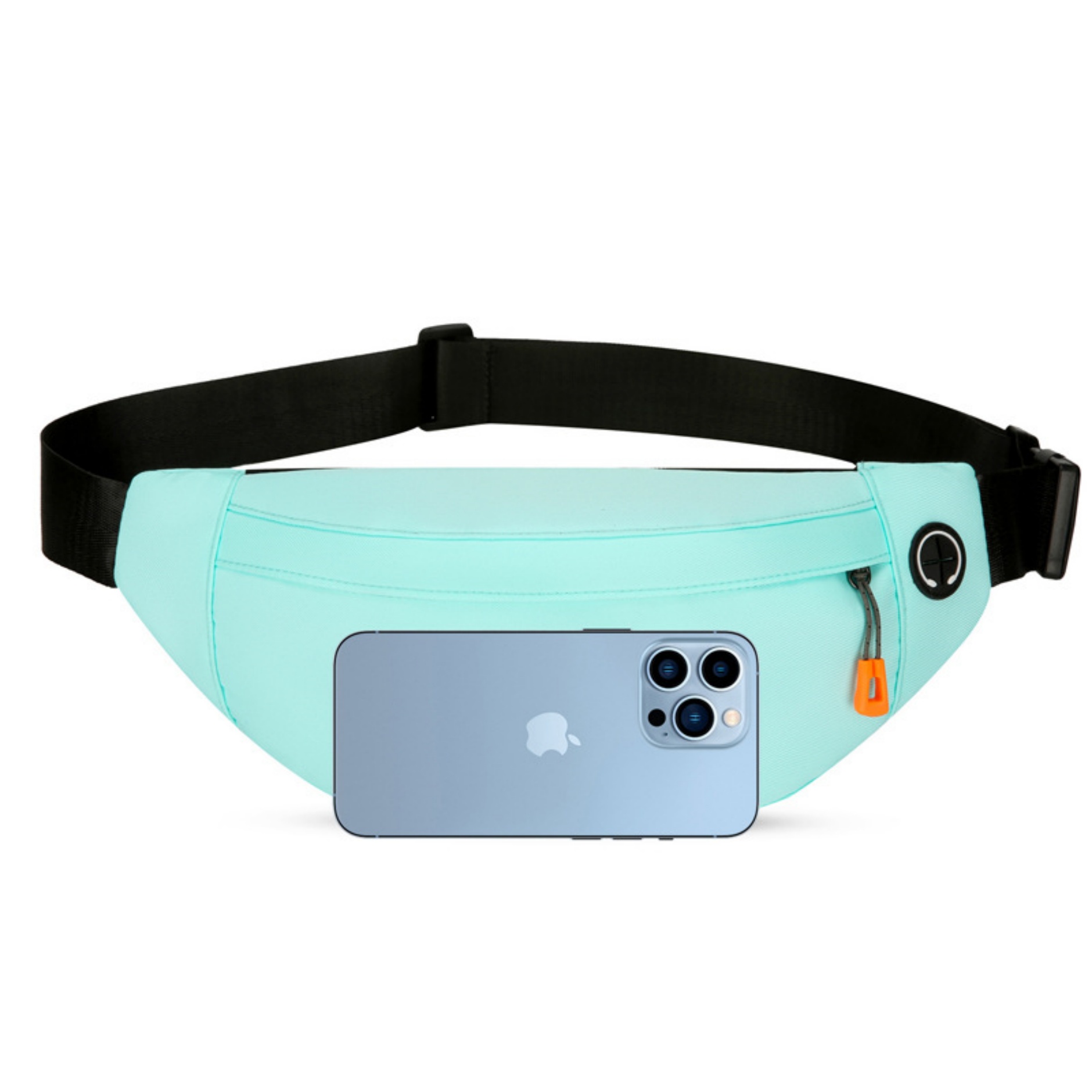 Crossbody Fanny Pack Large Waist Bag with Headphone Hole and Adjustable Strap 6