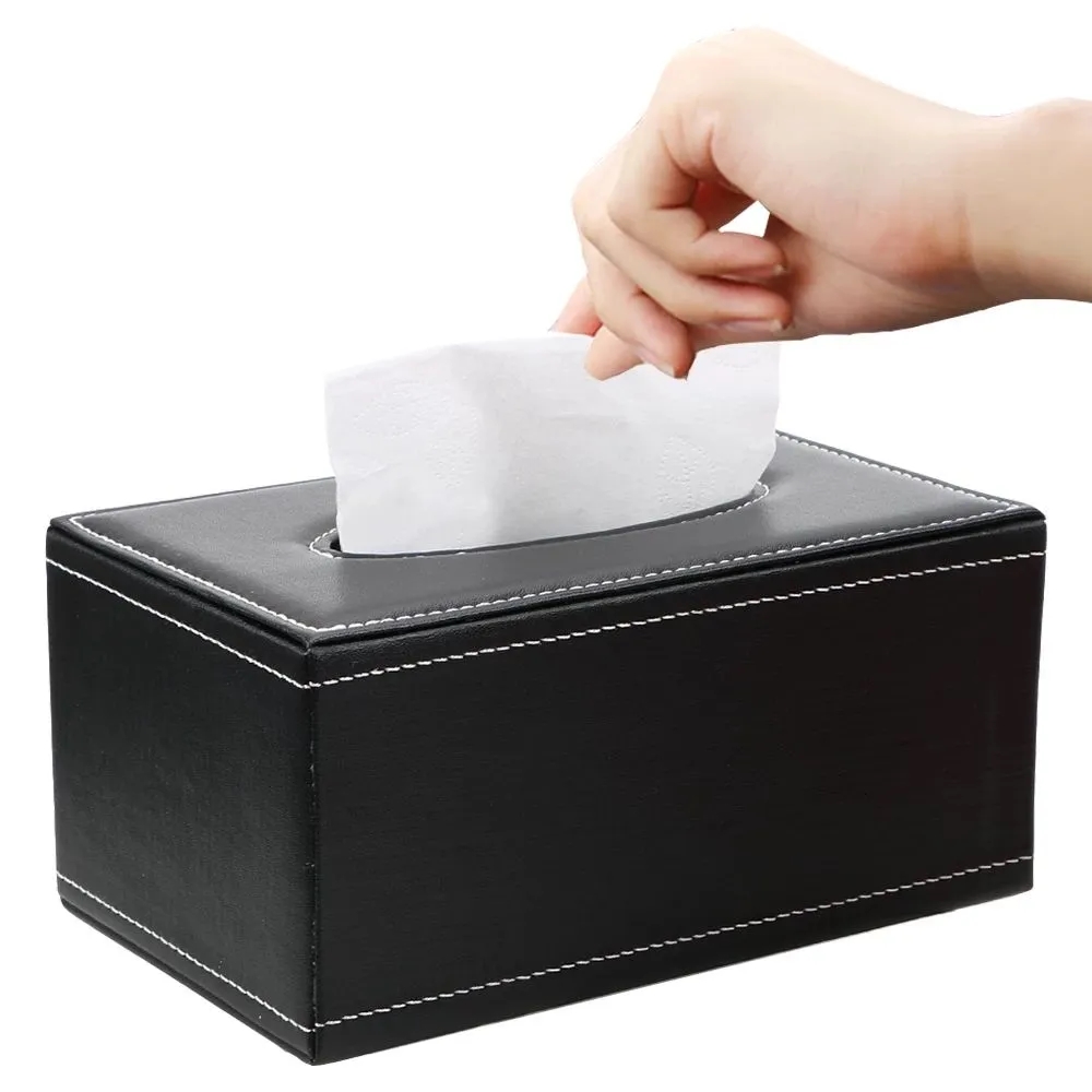 Pu Leather Tissue Box 2