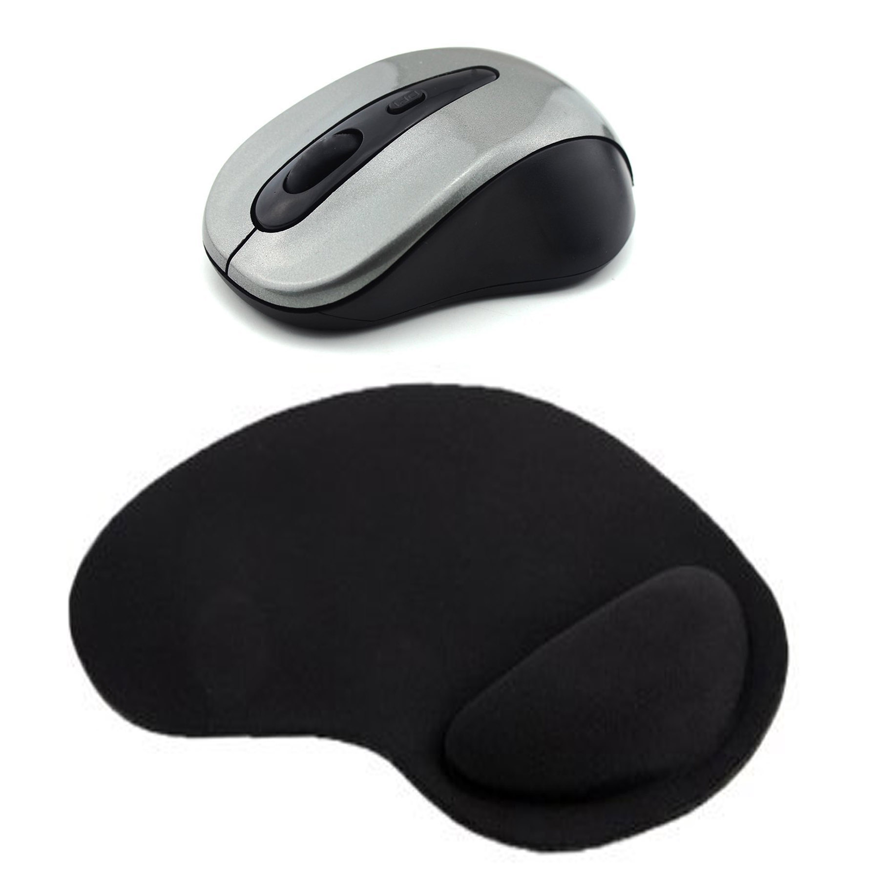 iBank® 2.4GHz Wireless Mouse + Wrist Rest Mouse Pad 2