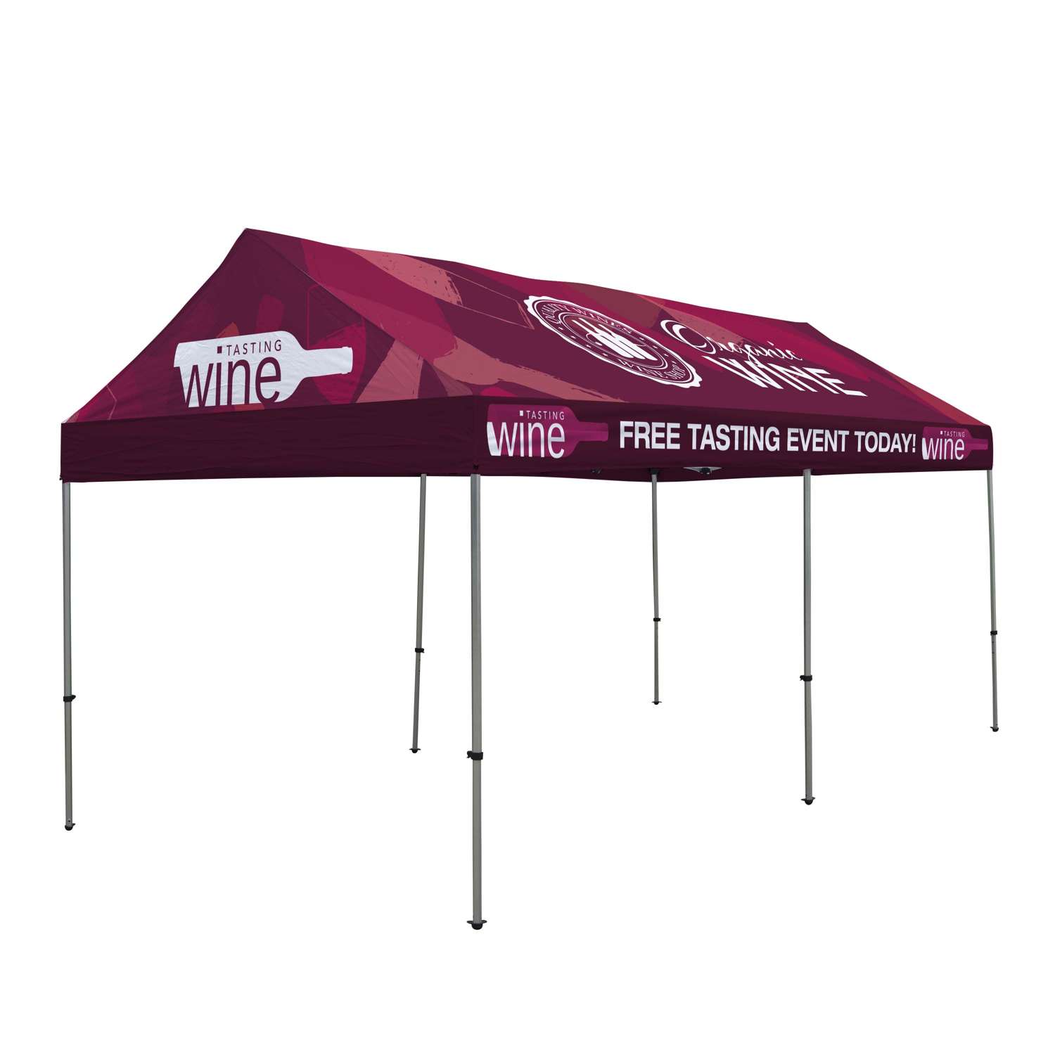 10' x 20'  Premium Gable Tent Kit (Dye Sub Full-Color Full-Bleed)