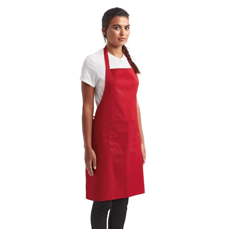 Artisan Collection By Reprime Unisex 'Colours' Recycled Bib Apron With Pocket 103