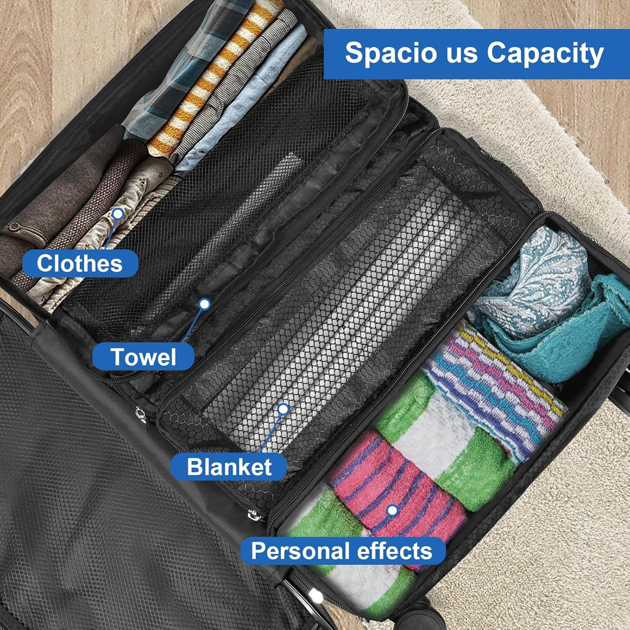 Oxford Hanging Foldable Clothing Storage Bag 7