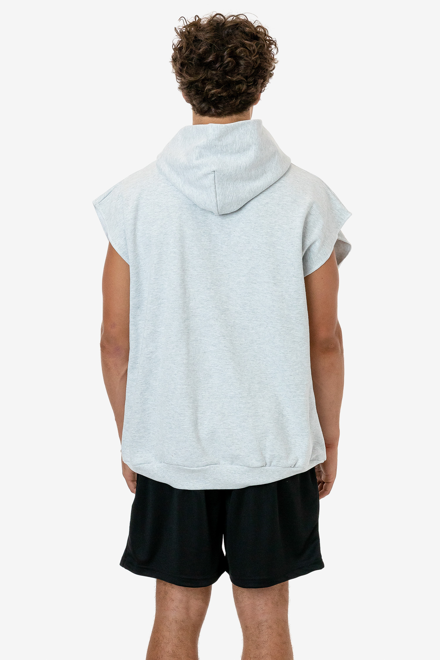 14 OZ SLEEVELESS HOOD PULLOVER 4