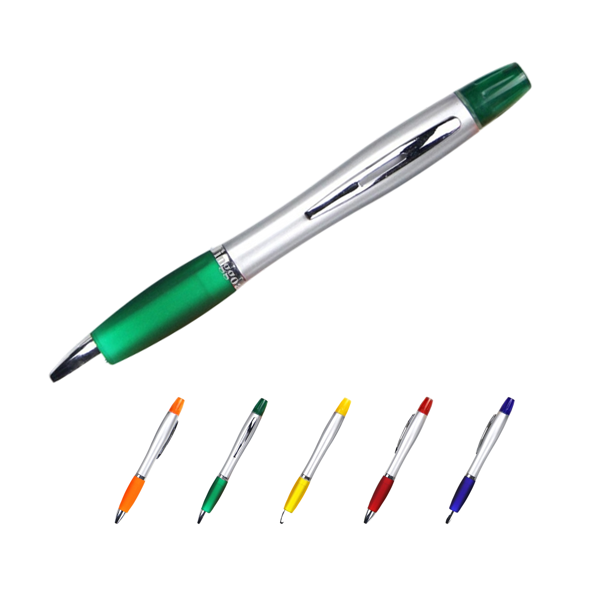 ABS Plastic 3" 1 Stylus Highlighter Ballpoint Pen With Comfort Grip 6
