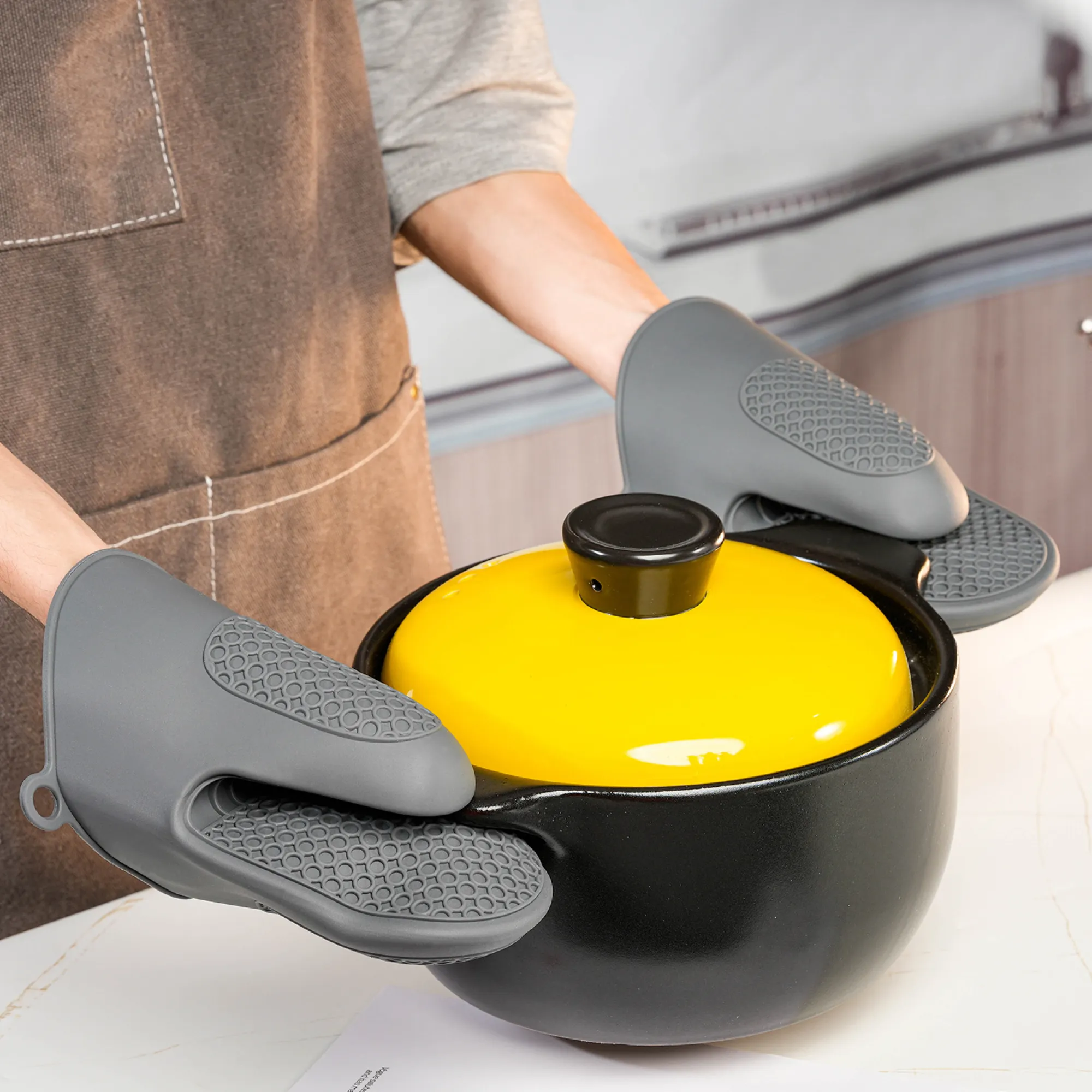 Silicone Anti-heat Gloves for the Kitchen Free Shipping 4
