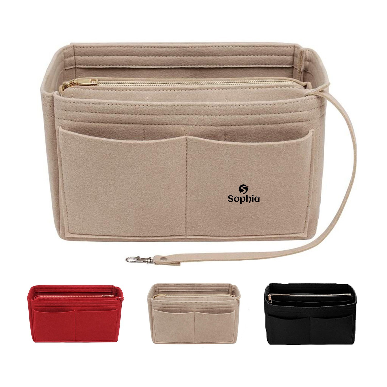 Felt Purse Organizer Insert Bags 1