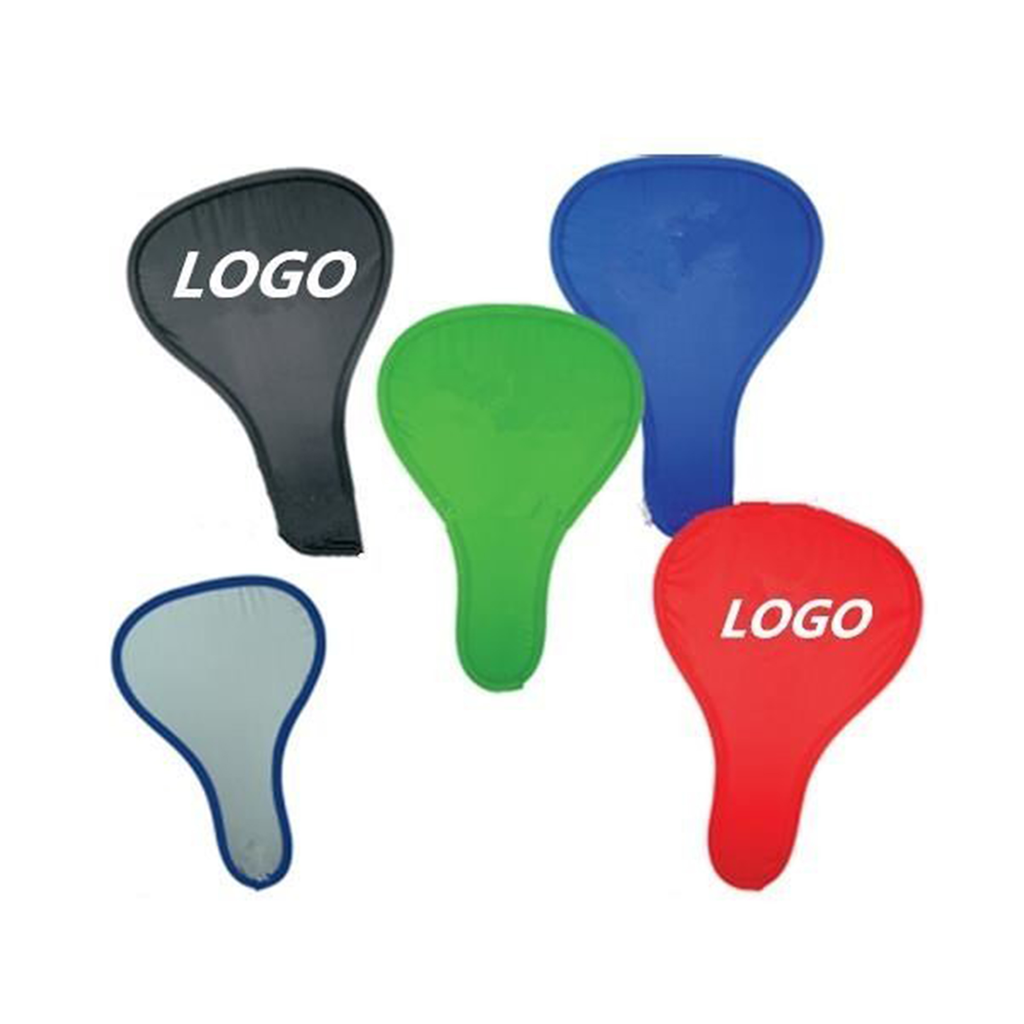 Cyclone Folding Polyester Fan With Pouch 1