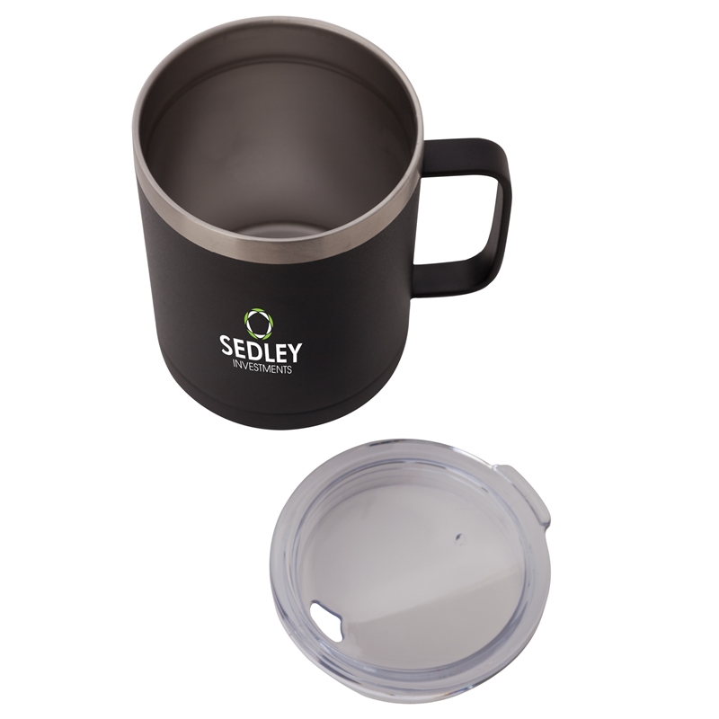 Camper 14 oz. Double Wall, Vacuum Mug w/ Copper Lining 12
