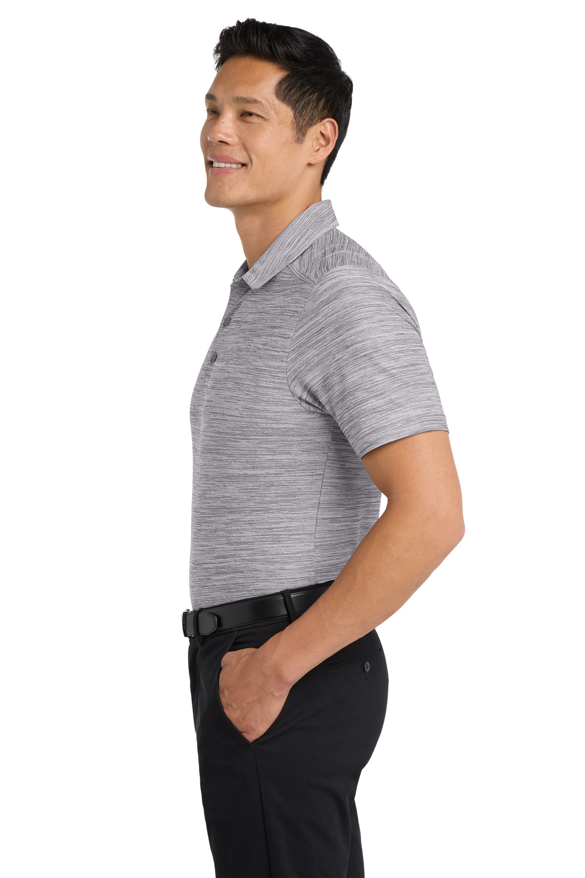 Port Authority Stretch Heather Polo K583 3