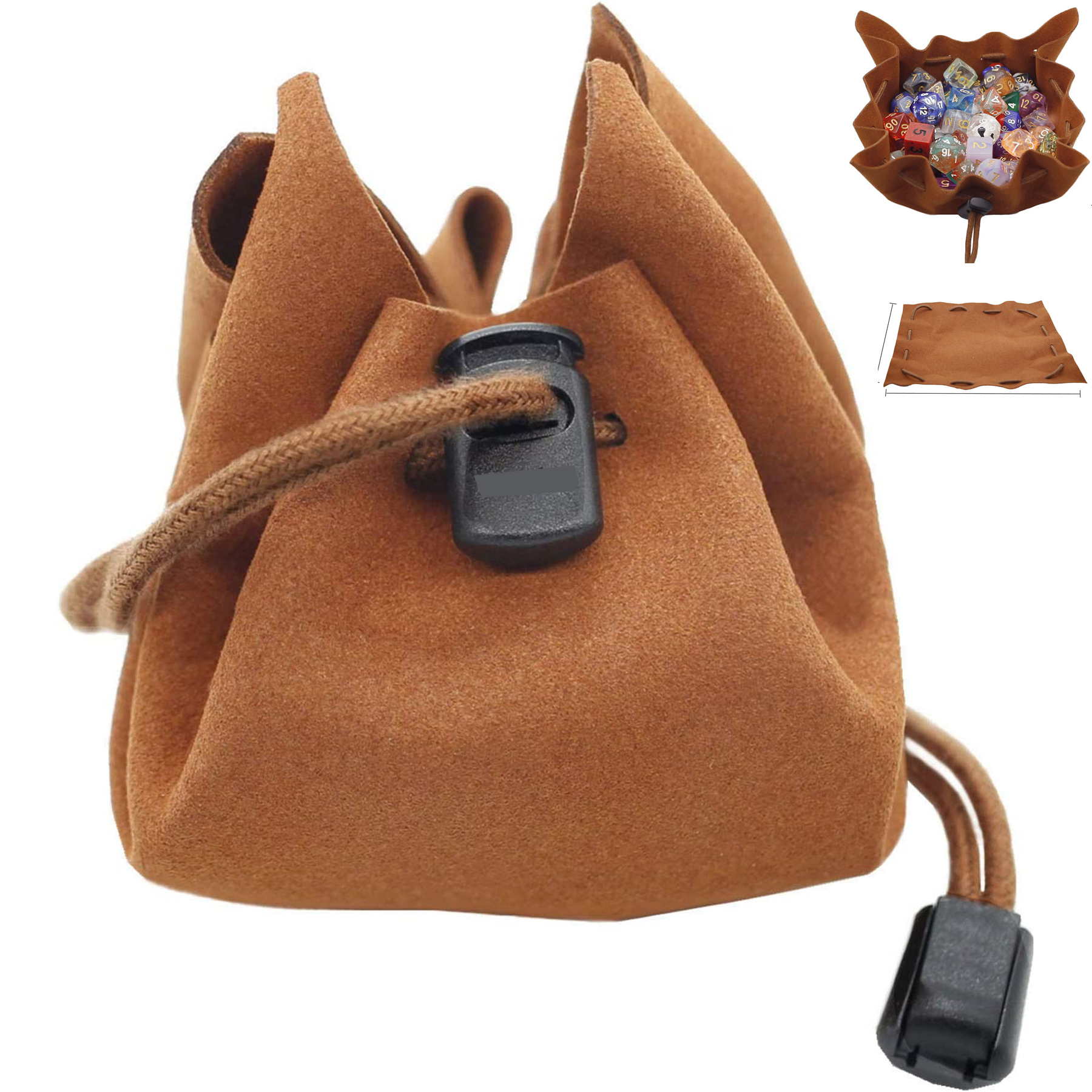 Handmade Dice Bag Tray Draw String Dice Pouch