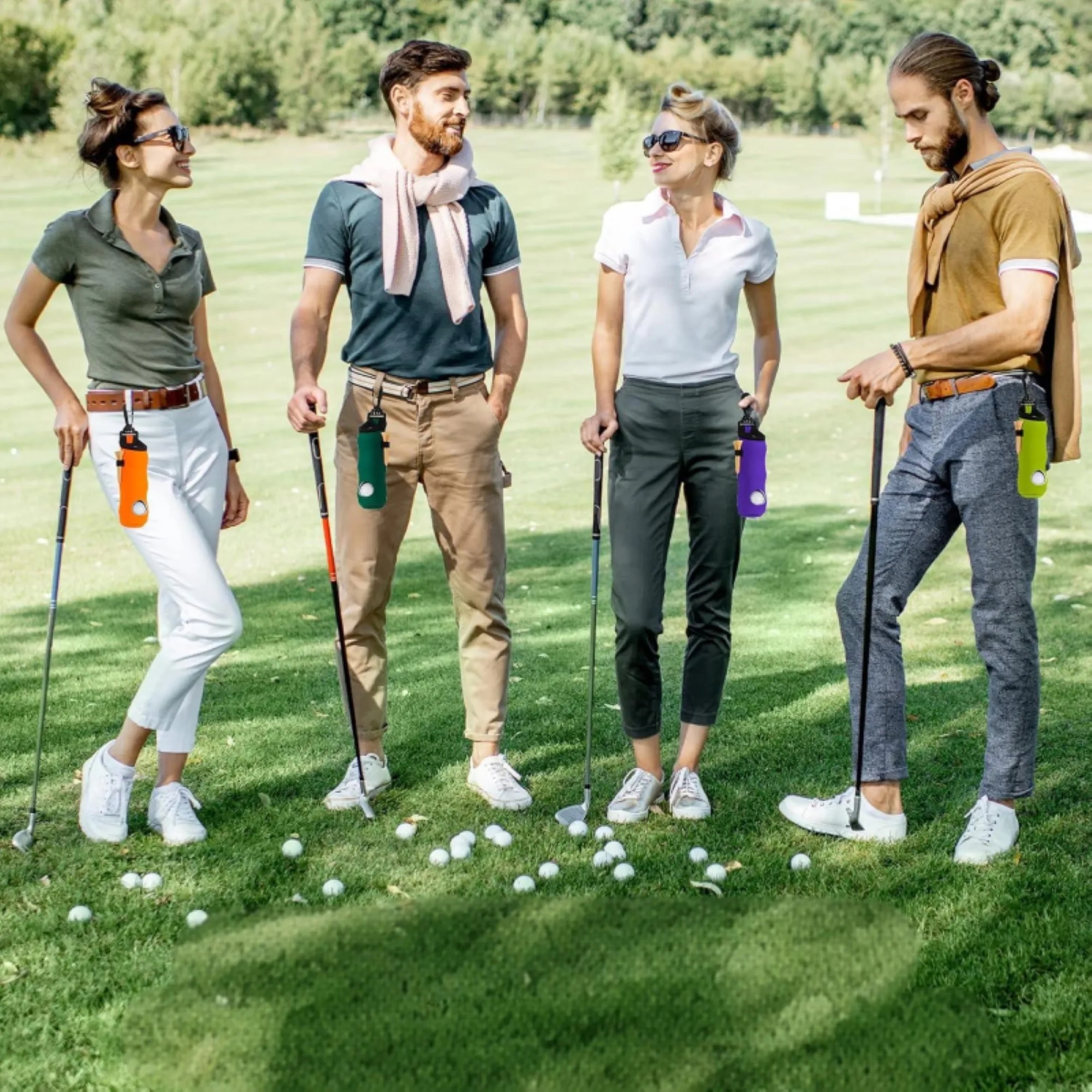 Neoprene Portable Golf Ball Storage Bag 2